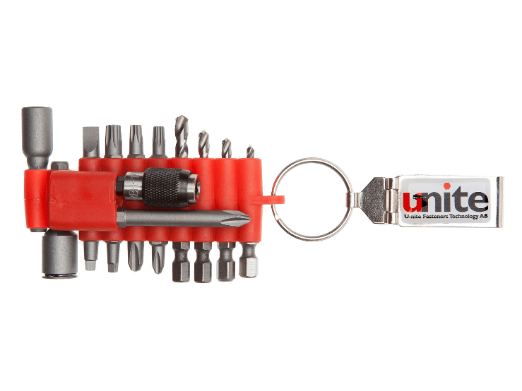 Unite Fasteners bits and sockets installation set Bits, sockets and drill accessories from Unite Fasteners for fastening installation.